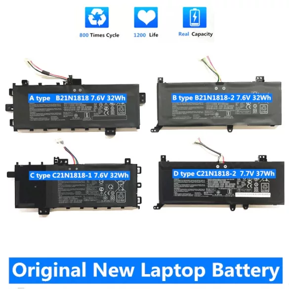 OEM gyári akku ASUS VivoBook A409, F409, X409, X412, Vivobook F509, M509 X509, A512, F512, K512, S512, X512, R564 / 7,6V 32Wh - Image 3