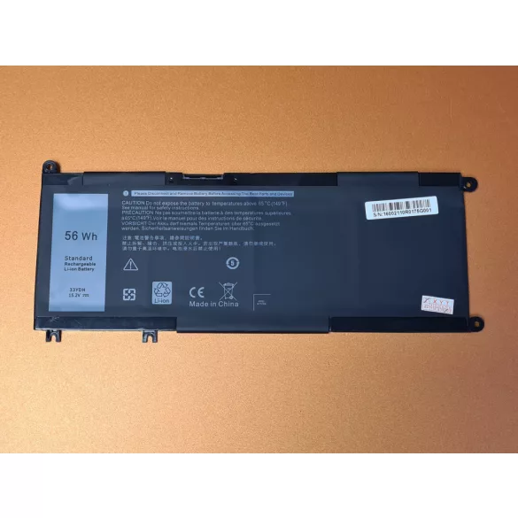 Utángyártott akku Dell Inspiron G3 3579 3779 G5 5587 G7 7588 7577 7773 7778 7779 7786 Latitude 3380 3480 3490 3590 33YDH