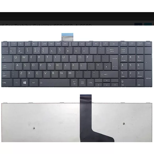 Satellite C50, C50-A, C50D, C55, L50, L50-A billentyűzet